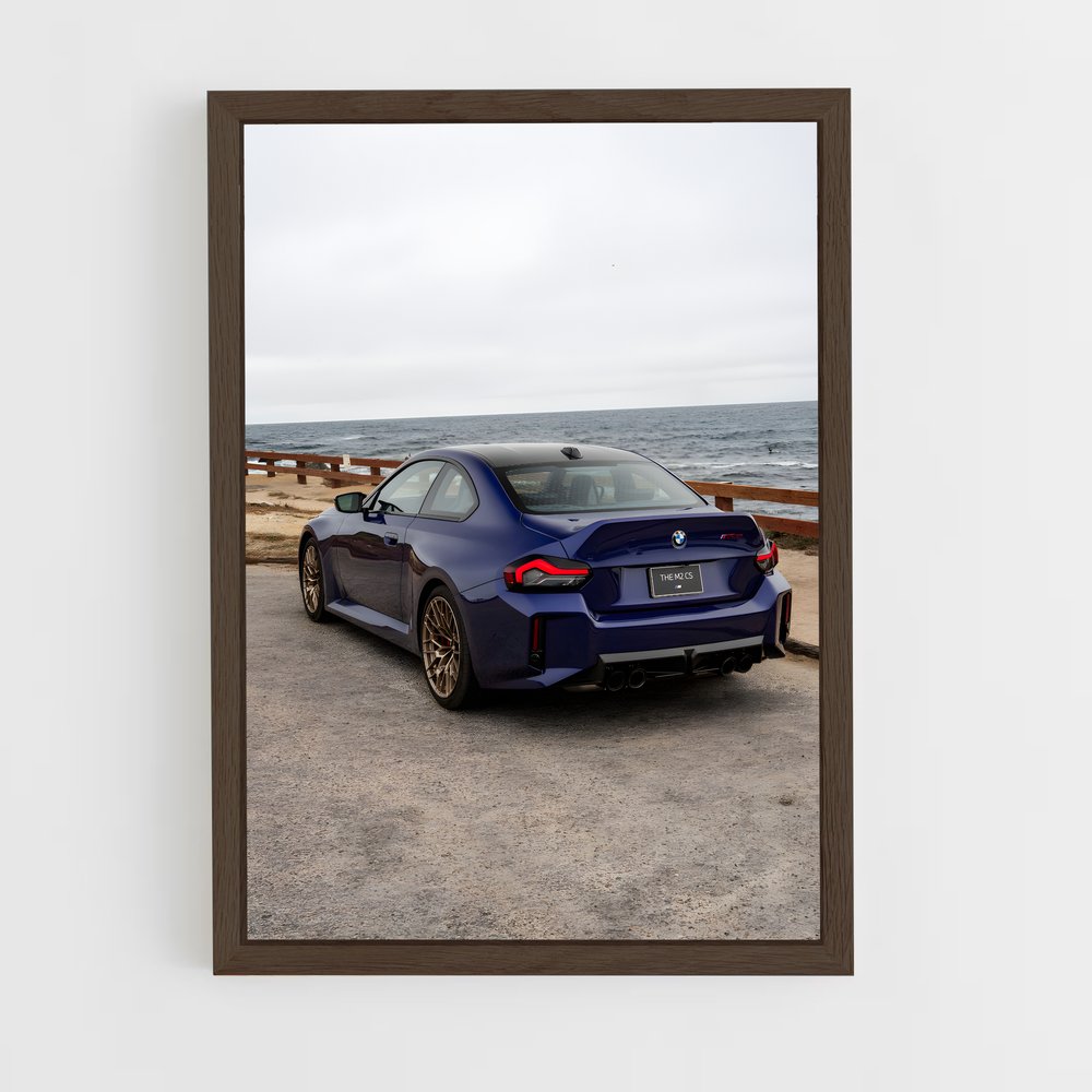 Poster Vitesse Côtière – affiche BMW (vue 5)